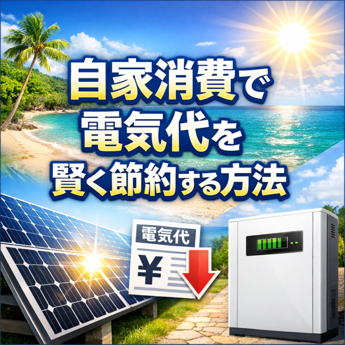 沖縄県で太陽光発電と蓄電池を活用！自家消費で電気代を賢く節約する方法